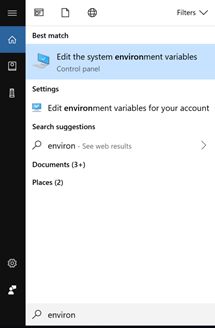 Windows 10 Search Results